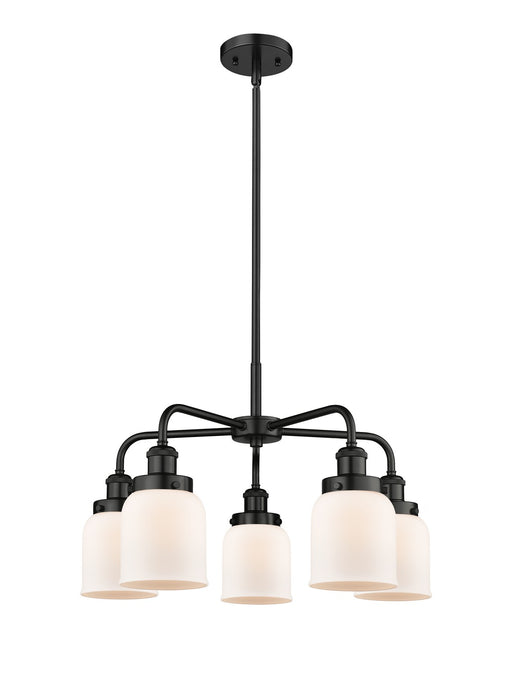 Innovations - 916-5CR-BK-G51 - Five Light Chandelier - Downtown Urban - Matte Black