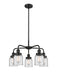 Innovations - 916-5CR-BK-G52 - Five Light Chandelier - Downtown Urban - Matte Black