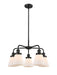 Innovations - 916-5CR-BK-G61 - Five Light Chandelier - Downtown Urban - Matte Black