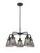 Innovations - 916-5CR-BK-G63 - Five Light Chandelier - Downtown Urban - Matte Black