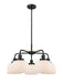 Downtown Urban Five Light Chandelier-Mid. Chandeliers-Innovations-Lighting Design Store