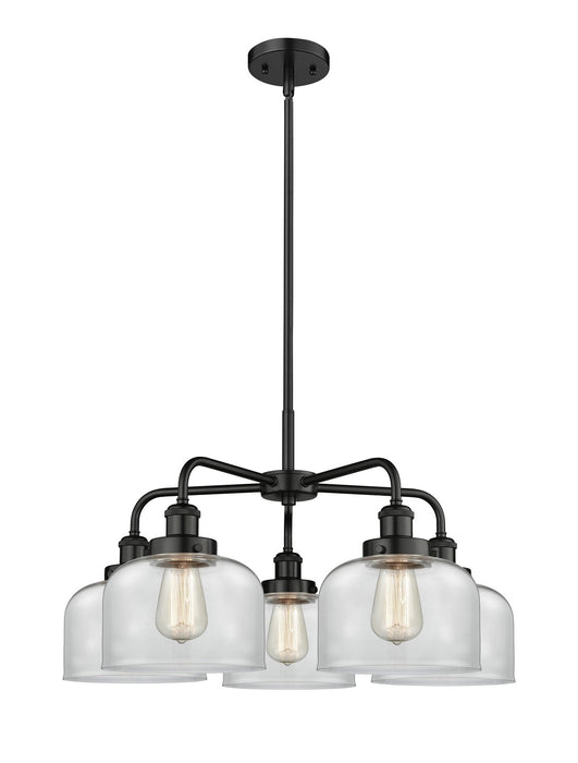 Innovations - 916-5CR-BK-G72 - Five Light Chandelier - Downtown Urban - Matte Black