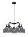 Innovations - 916-5CR-BK-G73 - Five Light Chandelier - Downtown Urban - Matte Black