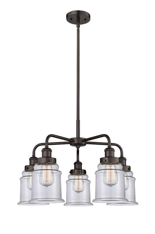 Innovations - 916-5CR-OB-G182 - Five Light Chandelier - Downtown Urban - Oil Rubbed Bronze