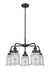 Innovations - 916-5CR-OB-G184 - Five Light Chandelier - Downtown Urban - Oil Rubbed Bronze