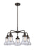 Innovations - 916-5CR-OB-G192 - Five Light Chandelier - Downtown Urban - Oil Rubbed Bronze