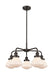 Innovations - 916-5CR-OB-G321 - Five Light Chandelier - Downtown Urban - Oil Rubbed Bronze