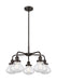 Innovations - 916-5CR-OB-G322 - Five Light Chandelier - Downtown Urban - Oil Rubbed Bronze