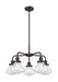 Innovations - 916-5CR-OB-G324 - Five Light Chandelier - Downtown Urban - Oil Rubbed Bronze