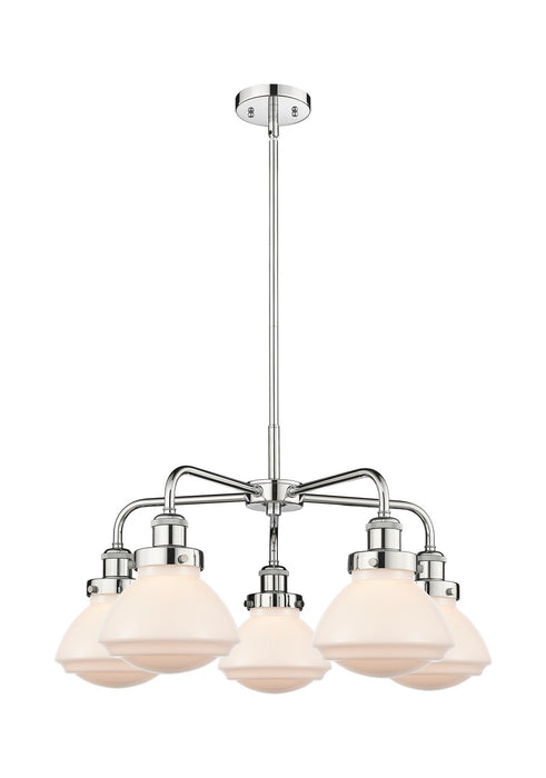 Innovations - 916-5CR-PC-G321 - Five Light Chandelier - Downtown Urban - Polished Chrome