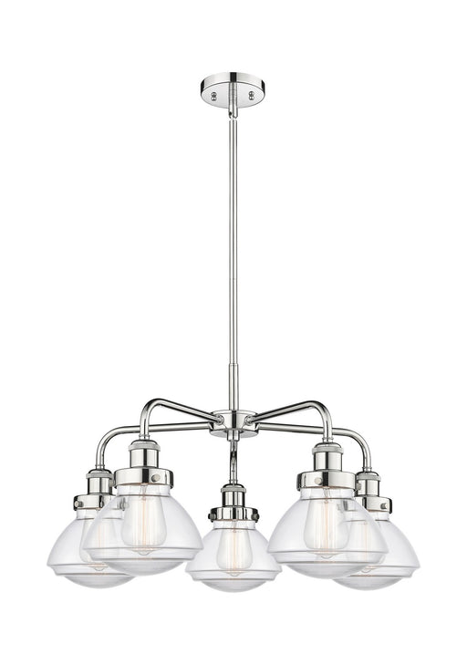 Innovations - 916-5CR-PC-G322 - Five Light Chandelier - Downtown Urban - Polished Chrome