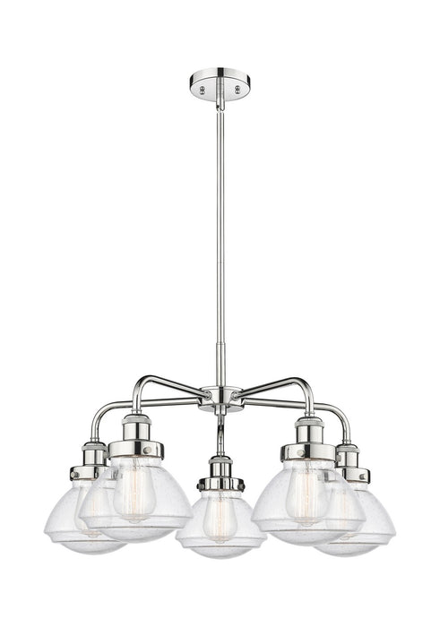 Innovations - 916-5CR-PC-G324 - Five Light Chandelier - Downtown Urban - Polished Chrome