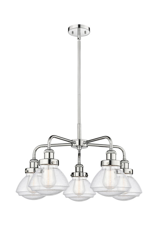 Innovations - 916-5CR-PC-G324 - Five Light Chandelier - Downtown Urban - Polished Chrome