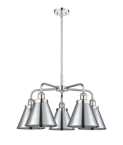 Innovations - 916-5CR-PC-M13-PC - Five Light Chandelier - Downtown Urban - Polished Chrome