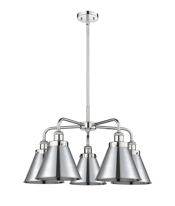 Innovations - 916-5CR-PC-M13-PC - Five Light Chandelier - Downtown Urban - Polished Chrome