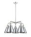 Innovations - 916-5CR-PC-M13-PC - Five Light Chandelier - Downtown Urban - Polished Chrome