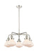 Innovations - 916-5CR-PN-G321 - Five Light Chandelier - Downtown Urban - Polished Nickel