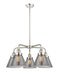 Innovations - 916-5CR-PN-G43 - Five Light Chandelier - Downtown Urban - Polished Nickel