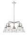 Innovations - 916-5CR-PN-G44 - Five Light Chandelier - Downtown Urban - Polished Nickel