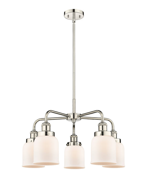 Innovations - 916-5CR-PN-G51 - Five Light Chandelier - Downtown Urban - Polished Nickel