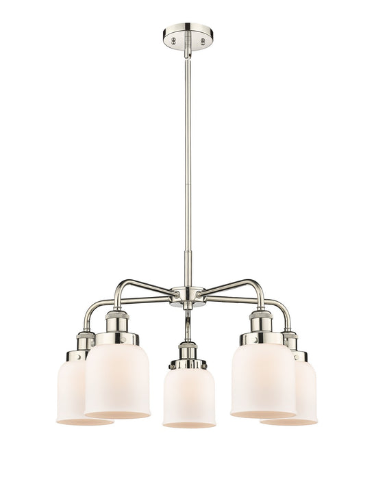 Innovations - 916-5CR-PN-G51 - Five Light Chandelier - Downtown Urban - Polished Nickel