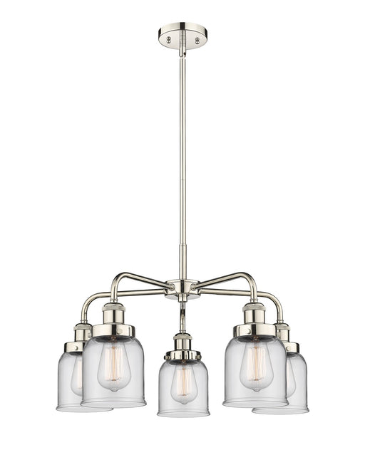 Innovations - 916-5CR-PN-G52 - Five Light Chandelier - Downtown Urban - Polished Nickel