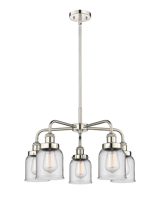 Innovations - 916-5CR-PN-G52 - Five Light Chandelier - Downtown Urban - Polished Nickel