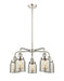 Innovations - 916-5CR-PN-G58 - Five Light Chandelier - Downtown Urban - Polished Nickel