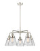 Innovations - 916-5CR-PN-G62 - Five Light Chandelier - Downtown Urban - Polished Nickel