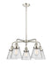 Innovations - 916-5CR-PN-G64 - Five Light Chandelier - Downtown Urban - Polished Nickel