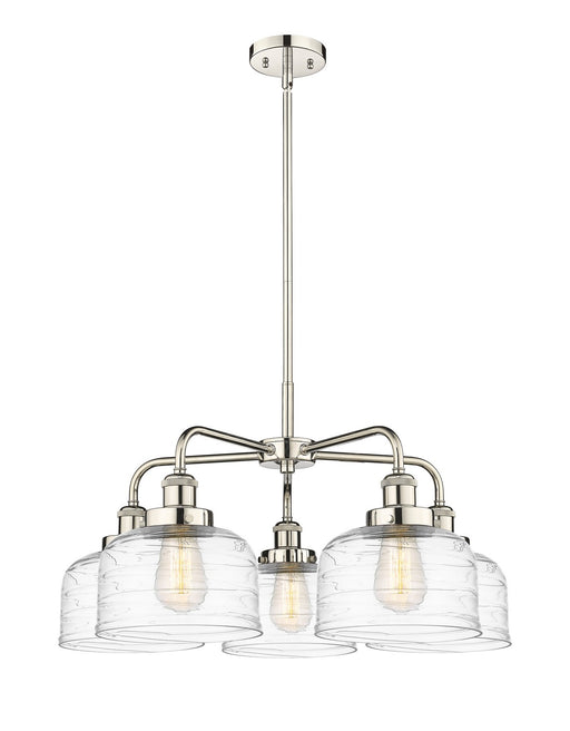 Innovations - 916-5CR-PN-G713 - Five Light Chandelier - Downtown Urban - Polished Nickel