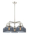 Innovations - 916-5CR-PN-G73 - Five Light Chandelier - Downtown Urban - Polished Nickel