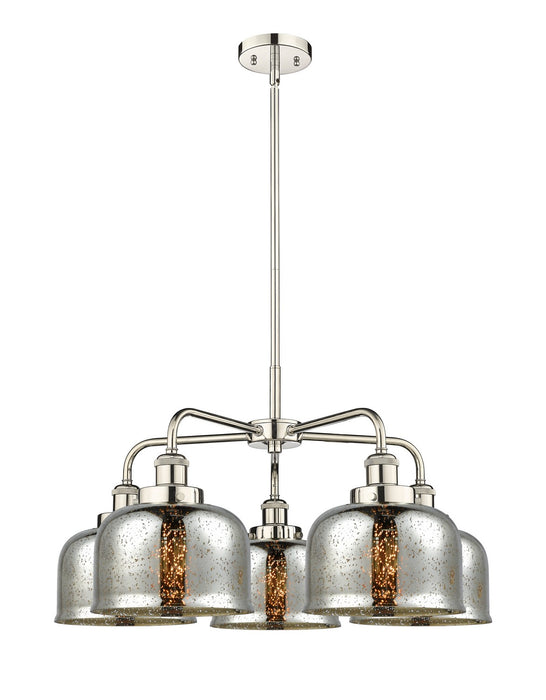 Innovations - 916-5CR-PN-G78 - Five Light Chandelier - Downtown Urban - Polished Nickel