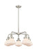 Innovations - 916-5CR-SN-G321 - Five Light Chandelier - Downtown Urban - Satin Nickel