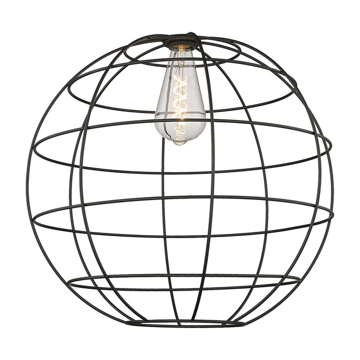 Innovations - CE-22-BK - Shade - Ballston - Black Orb Wire Cage