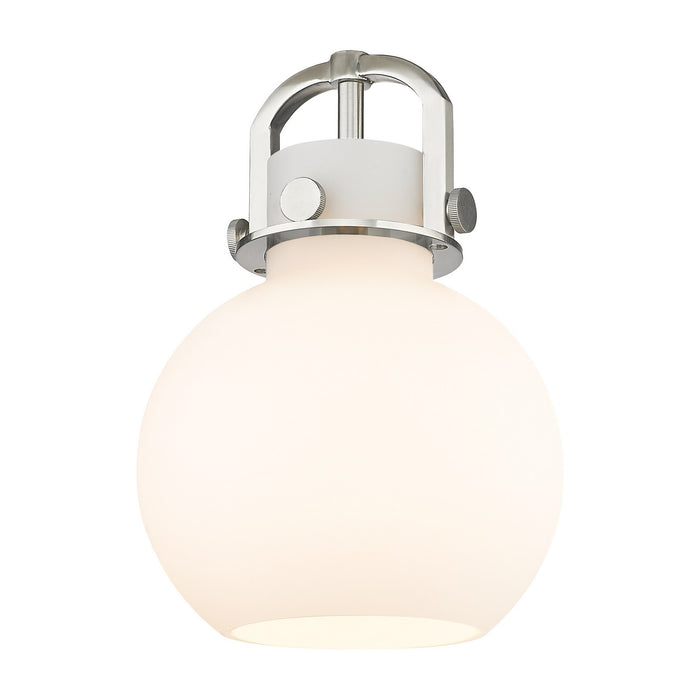 Innovations - G410-8WH - Shade - Downtown Urban - Cased Matte White Newton Sphere