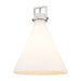 Innovations - G411-18WH - Shade - Downtown Urban - Cased Matte White Newton Cone