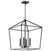 Nuvo Lighting - 60-7942 - Four Light Pendant - Emma - Matte Black