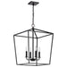 Nuvo Lighting - 60-7951 - Four Light Pendant - Emma - Dark Bronze