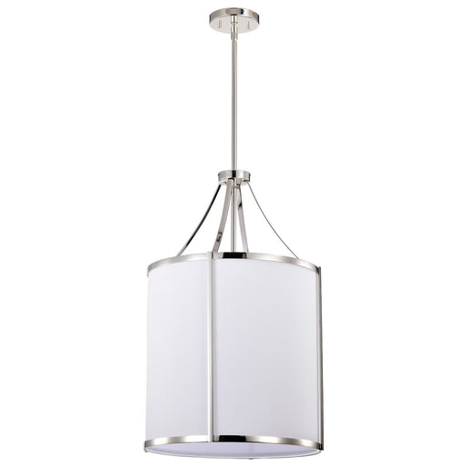 Easton Three Light Pendant Polished Nickel