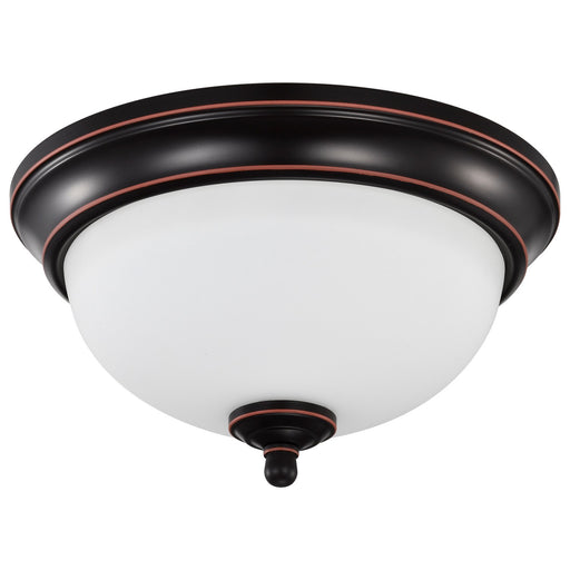 LED Flush Mount Mahogany Bronze