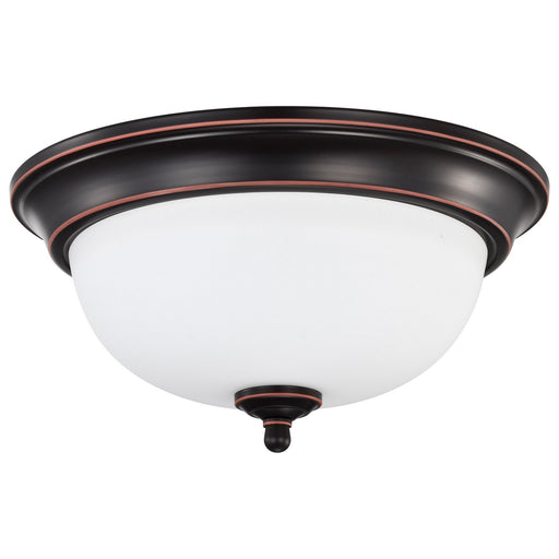 LED Flush Mount Mahogany Bronze
