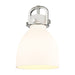 Innovations - G412-8WH - Shade - Downtown Urban - Cased Matte White Newton Bell