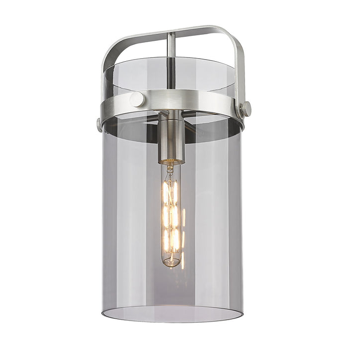 Innovations - G413-1S-8SM - Shade - Downtown Urban - Light Smoke Pilaster