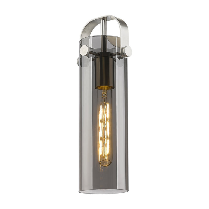 Innovations - G413-1W-4SM - Shade - Downtown Urban - Light Smoke Pilaster