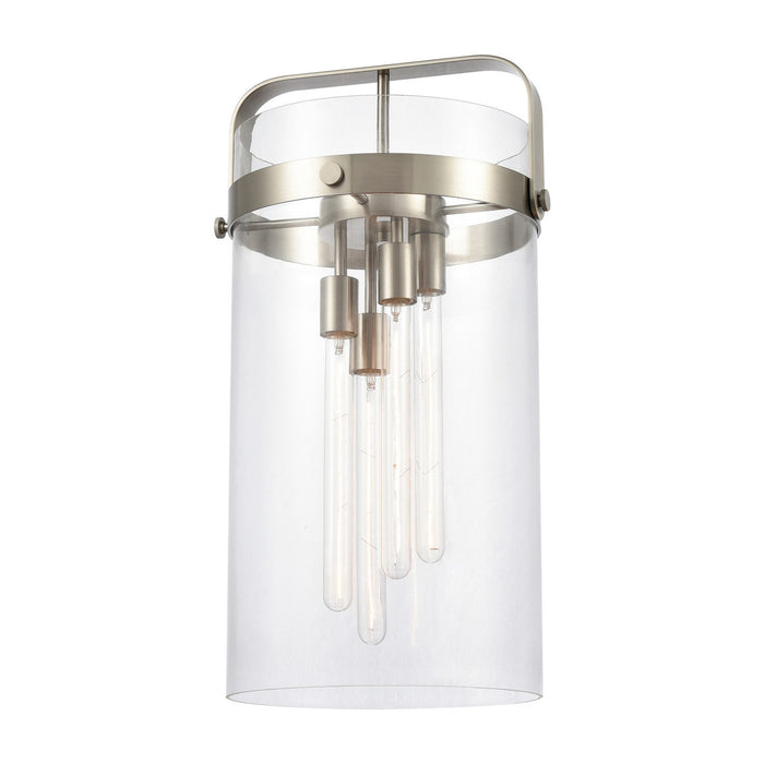 Innovations - G413-4S-12CL - Shade - Downtown Urban - Clear Pilaster