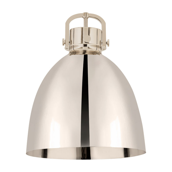 Innovations - M412-14PN - Shade - Downtown Urban - Polished Nickel