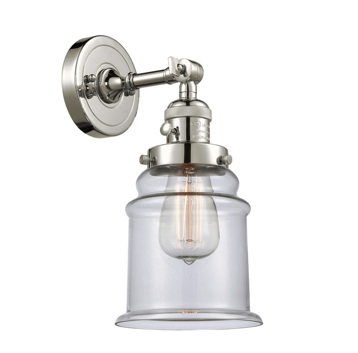 Innovations - 203SW-PN-G182-LED - LED Wall Sconce - Franklin Restoration - Polished Nickel