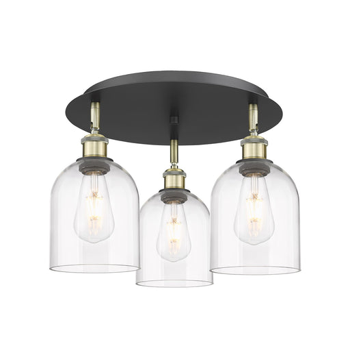 Innovations - 516-3C-BAB-G558-6CL - Three Light Flush Mount - Downtown Urban - Black Antique Brass