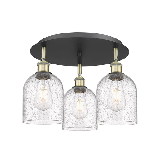 Innovations - 516-3C-BAB-G558-6SDY - Three Light Flush Mount - Downtown Urban - Black Antique Brass
